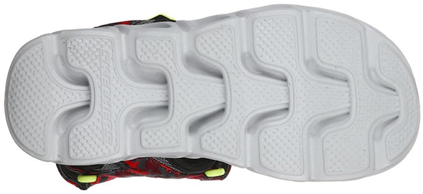(Preschool) Skechers Hypno Splash Velcro Open Toe Big Boys Red Sandals 400077L-BKRD Purchase (Preschool) Skechers Hypno Splash Velcro Open Toe Big Boys Red Sandals 400077L-BKRD