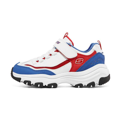 (Youth) Skechers I-Conik 'White Blue Red'