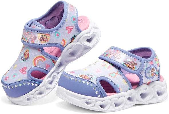 (Preschool) Skechers Jumpsters Sandals 'Purple Lilac Pink' 317018N-PRMT Shop (Preschool) Skechers Jumpsters Sandals 'Purple Lilac Pink' 317018N-PRMT