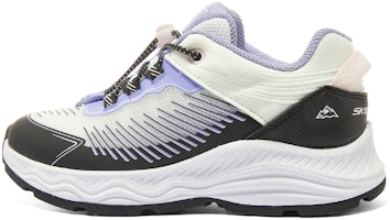 (Youth) Skechers Lifestyle Sneakers 'White Black Purple' 303415L-WBK (Youth) Skechers Lifestyle Sneakers 'White Black Purple' 303415L-WBK
