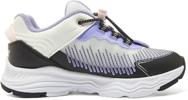 (Youth) Skechers Lifestyle Sneakers 'White Black Purple' 303415L-WBK Order (Youth) Skechers Lifestyle Sneakers 'White Black Purple' 303415L-WBK