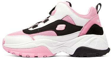 (Youth) Skechers Kozmiks 'White Pink Black' 302528L-PKBK (Youth) Skechers Kozmiks 'White Pink Black' 302528L-PKBK