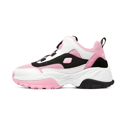 (Youth) Skechers Kozmiks 'White Pink Black'