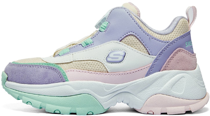 (Youth) Skechers Kozmiks 'Blue Purple Pink' 302528L-NTMT Buy (Youth) Skechers Kozmiks 'Blue Purple Pink' 302528L-NTMT