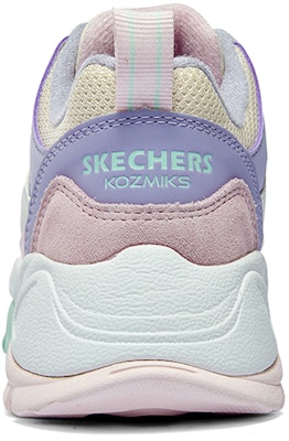 大童 Skechers Kozmiks 耐磨減震 孩童休閒鞋 白紫綠 Purchase 大童 Skechers Kozmiks 耐磨減震 孩童休閒鞋 白紫綠
