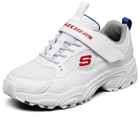 (Preschool) Skechers Lifestyle 'White Blue' 660076L-WBLR Order (Preschool) Skechers Lifestyle 'White Blue' 660076L-WBLR