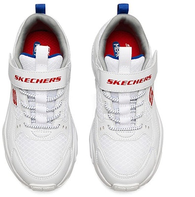 (Preschool) Skechers Lifestyle 'White Blue' 660076L-WBLR Lookbook (Preschool) Skechers Lifestyle 'White Blue' 660076L-WBLR