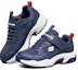 Lookbook (PS) Skechers Kasut Larian Gaya Hidup K Biru Gelap 660076L-NVY