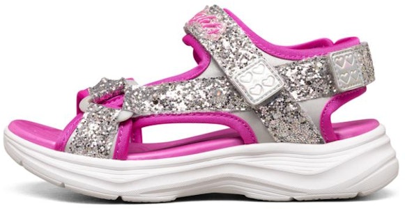 幼童 Skechers 舒適閃燈 防滑耐磨幼童涼鞋 銀色桃紅色 Buy 幼童 Skechers 舒適閃燈 防滑耐磨幼童涼鞋 銀色桃紅色