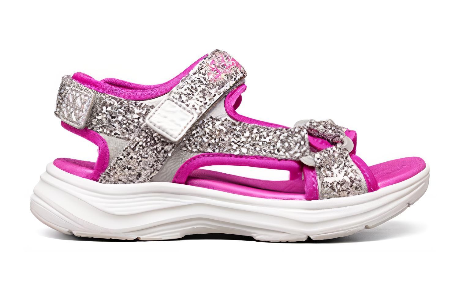 Order (Preschool) Skechers Light-Up 'Silver-Pink' 302965-SLHP