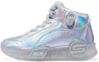 (Preschool) Skechers Light-Up 'Silver Flash' 310103L-SIL (Preschool) Skechers Light-Up 'Silver Flash' 310103L-SIL