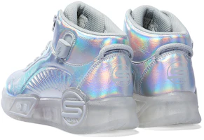 Purchase 兒童 Skechers 繫帶音控閃燈 防踢減震 兒童休閒鞋 銀色