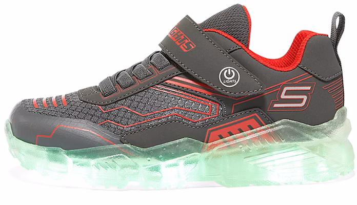 (Preschool) Skechers Light-Up Sneakers 'Grey-Red' 406119L-CCRD Buy (Preschool) Skechers Light-Up Sneakers 'Grey-Red' 406119L-CCRD