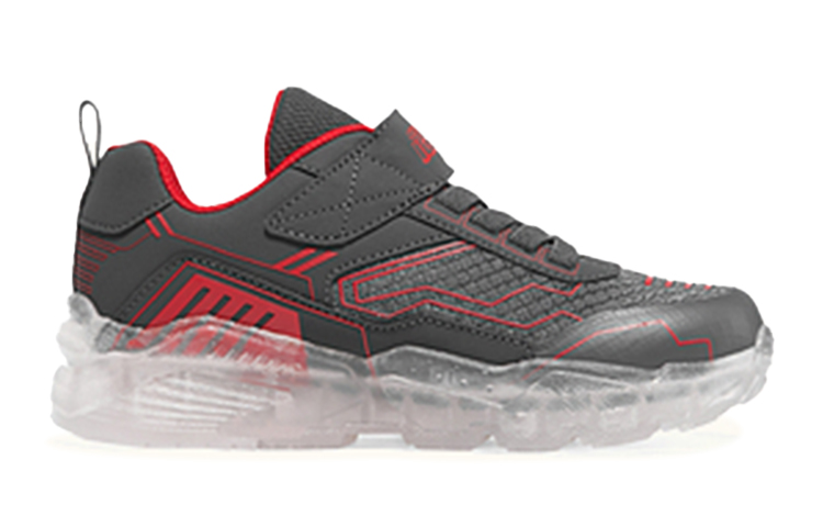 Order (PS) Zapatillas Skechers con Luces 'Gris-Rojo' 406119L-CCRD