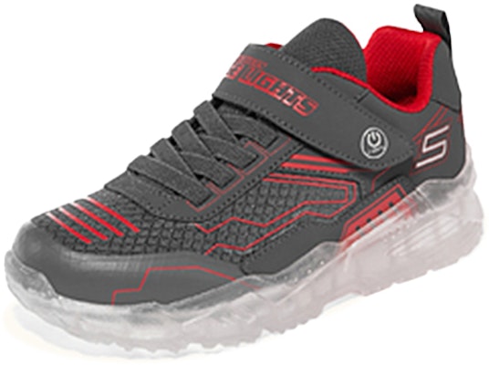 (Preschool) Skechers Light-Up Sneakers 'Grey-Red' 406119L-CCRD Lookbook (Preschool) Skechers Light-Up Sneakers 'Grey-Red' 406119L-CCRD