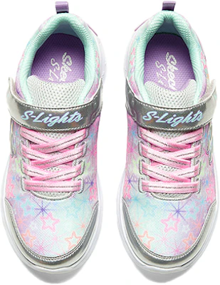 (PS) Skechers Kasut Lampu 'Silver Sparkle' 302324L-SMLT Lookbook (PS) Skechers Kasut Lampu 'Silver Sparkle' 302324L-SMLT