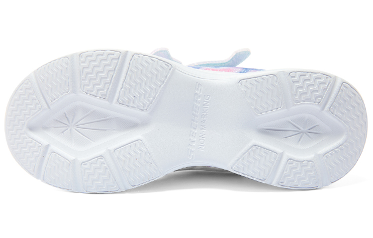 Details for 大童 Skechers 百搭閃燈 減震耐磨 兒童休閒鞋 淺藍薰衣草色