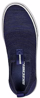 Shop 大童 Skechers 閃光 休閒 低筒 兒童板鞋 海軍藍