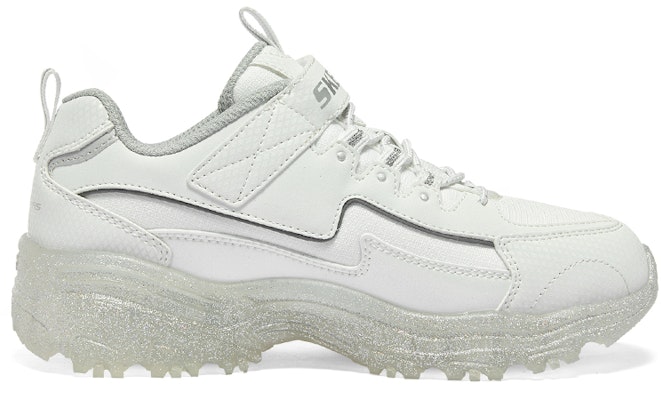 (JR) Kasut Larian Skechers D'Lites Low-top 'Putih Perak' 319034L-WSL Order (JR) Kasut Larian Skechers D'Lites Low-top 'Putih Perak' 319034L-WSL