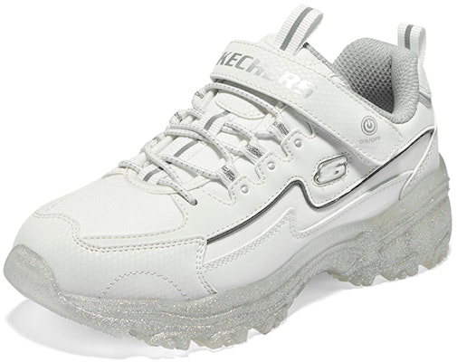 (JR) Kasut Larian Skechers D'Lites Low-top 'Putih Perak' 319034L-WSL Lookbook (JR) Kasut Larian Skechers D'Lites Low-top 'Putih Perak' 319034L-WSL