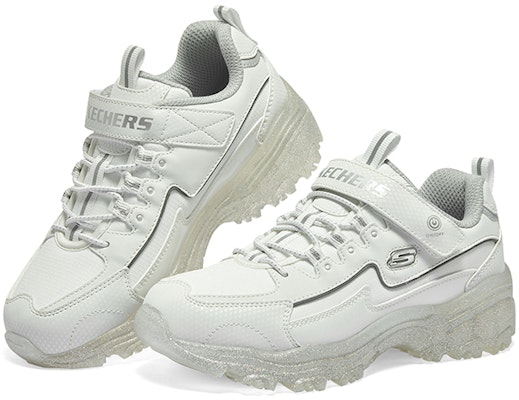 (JR) Kasut Larian Skechers D'Lites Low-top 'Putih Perak' 319034L-WSL Shop (JR) Kasut Larian Skechers D'Lites Low-top 'Putih Perak' 319034L-WSL