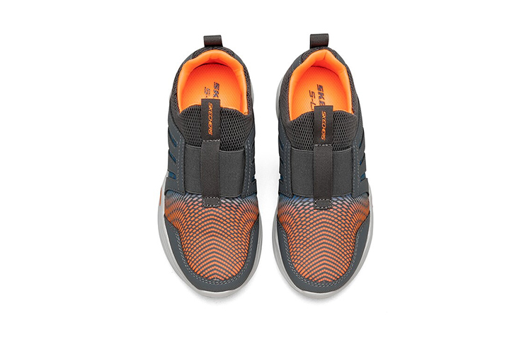 (PS) Skechers Lighted - Grey/Orange 圖 3