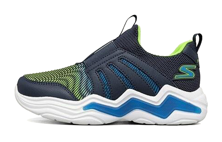 (PS) Skechers Lighted K Blue/Green
