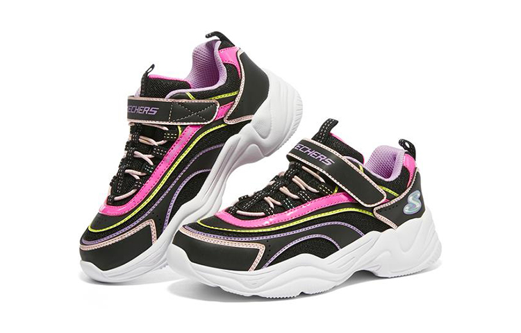 Lookbook (PS) Skechers Lite Styles ''Noir Violet'' 302523L-BKPR