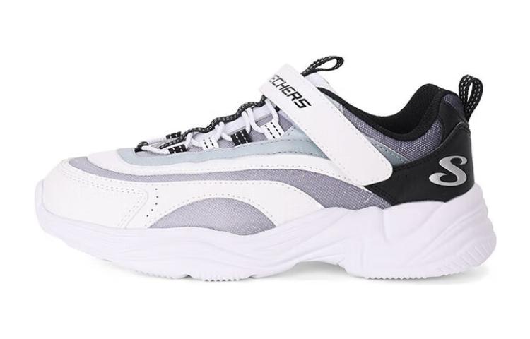 (Youth) Skechers Lite Styles 'White Black Grey'