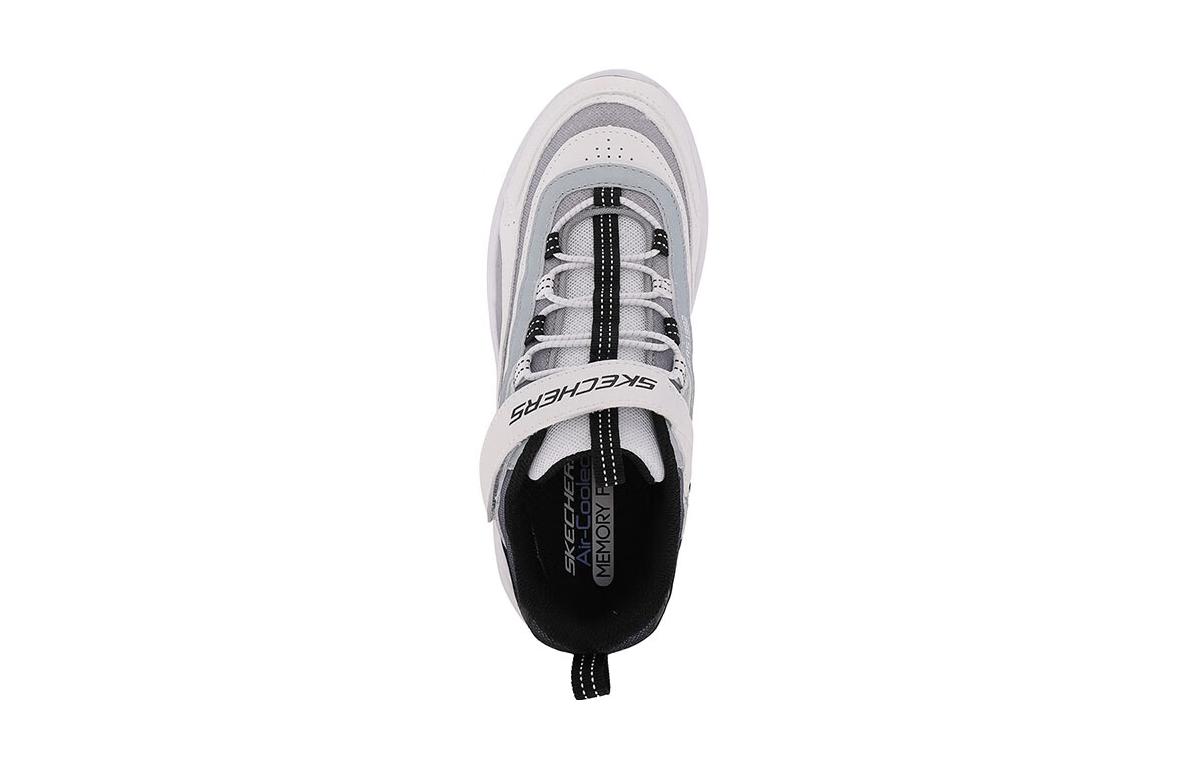 (Youth) Skechers Lite Styles 'White Black Grey' 圖 4