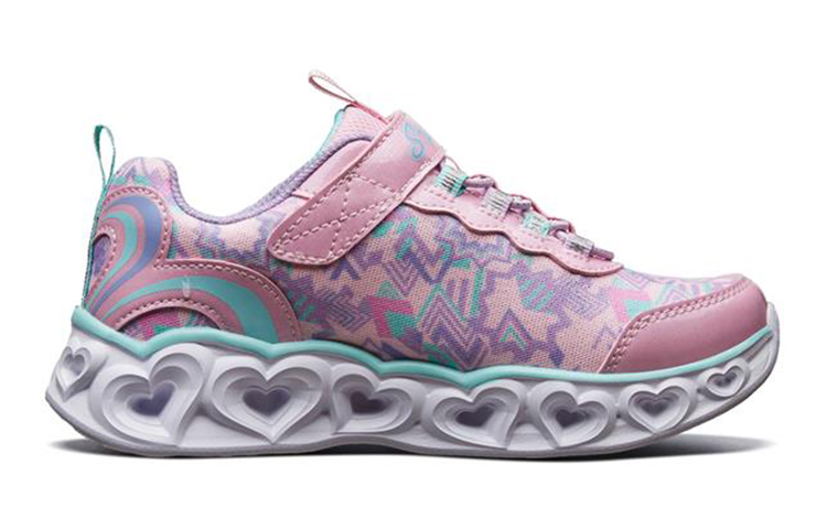 (Youth) Skechers Love Light-s Low-Top Pink 圖 2