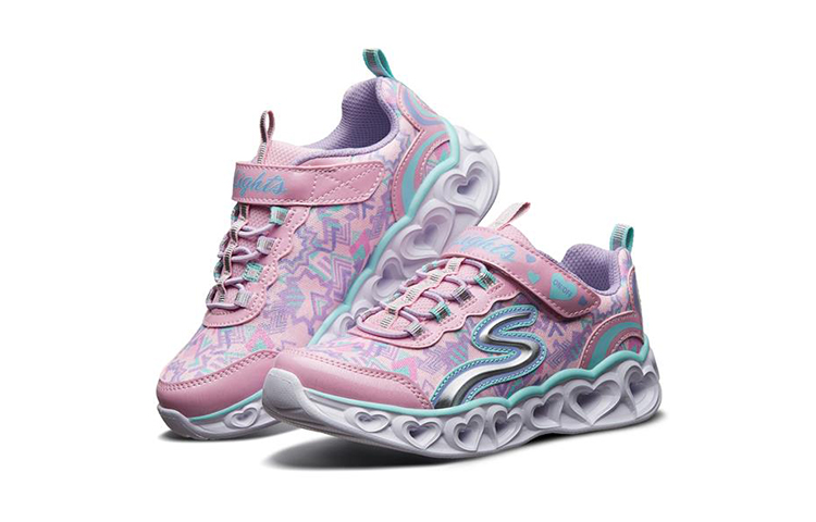 (Youth) Skechers Love Light-s Low-Top Pink 圖 3