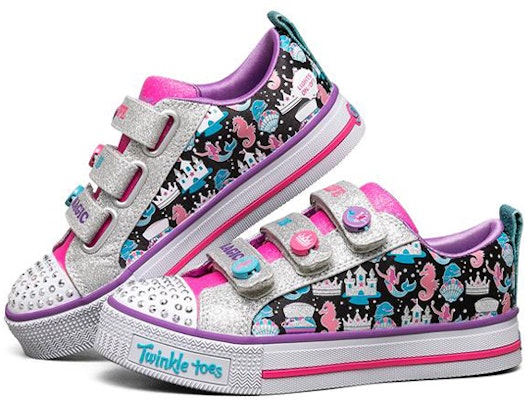 (PS) (幼児向け) スケッチャーズ ロートップ 'ブラックマルチカラー' 20093L-BKMT 20093L-BKMT Lookbook (PS) (幼児向け) スケッチャーズ ロートップ 'ブラックマルチカラー' 20093L-BKMT 20093L-BKMT