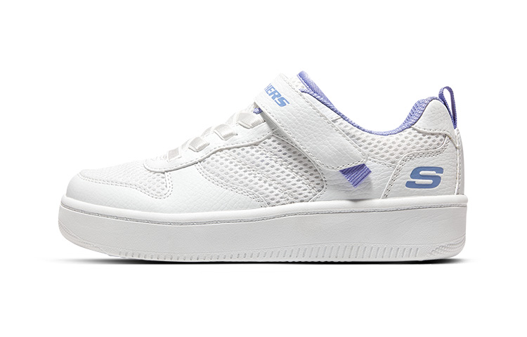 (Preschool) Skechers Low-Top 'White Breathe Easy' 310149L-WPW