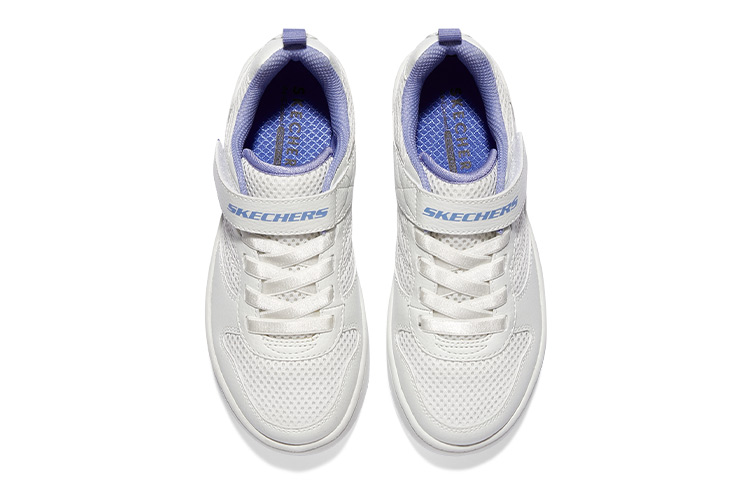 Lookbook (Preschool) Skechers Low-Top 'White Breathe Easy' 310149L-WPW