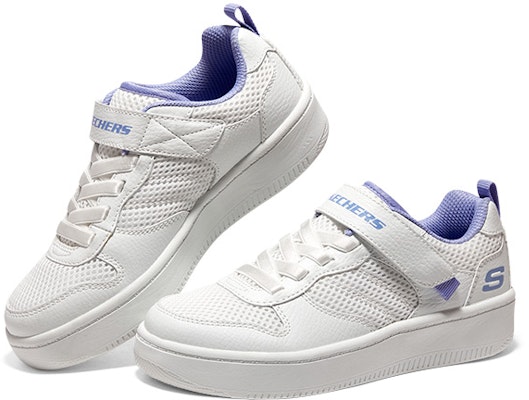 (Preschool) Skechers Low-Top 'White Breathe Easy' 310149L-WPW Shop (Preschool) Skechers Low-Top 'White Breathe Easy' 310149L-WPW