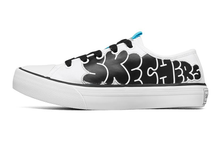 Buy 大童 Skechers 休閒 透氣耐磨防滑 低幫 兒童板鞋 白黑