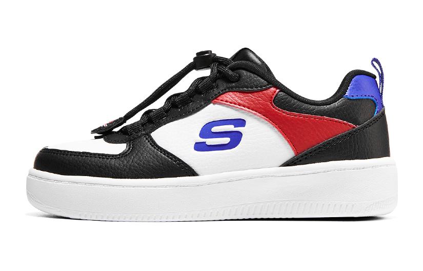 (Preschool) Skechers Low 'Black White Red' 405232L-BKWR