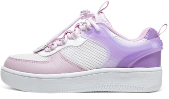 (Youth) Skechers Skateboard Shoes 'White Pink Purple' 310142L-WLV (Youth) Skechers Skateboard Shoes 'White Pink Purple' 310142L-WLV
