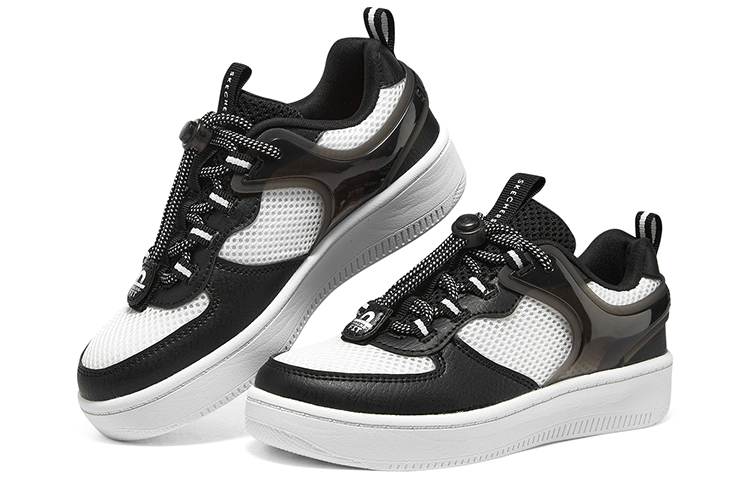 (Youth) Skechers Casual Skateboard Shoes 'White Black' 圖 4