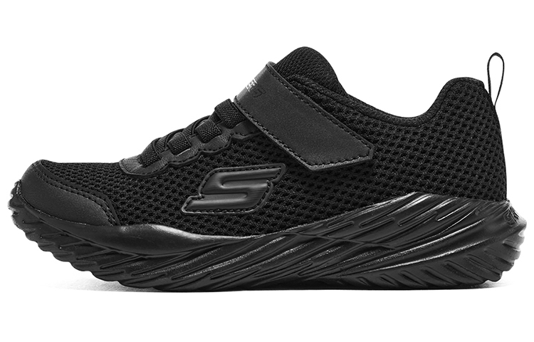 (Preschool) Skechers Low Black 'Comfy Versatile Shock-Absorbent Breathable' 400083L-BBK