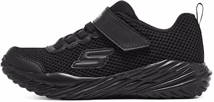 (Preschool) Skechers Low Black 'Comfy Versatile Shock-Absorbent Breathable' 400083L-BBK (Preschool) Skechers Low Black 'Comfy Versatile Shock-Absorbent Breathable' 400083L-BBK