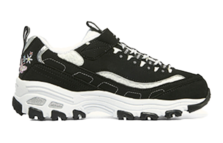 (Youth) Skechers D'Lites 'White Black' 圖 2