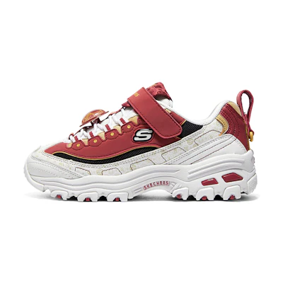 (Youth) Skechers D'lites Sneakers 'Red White'