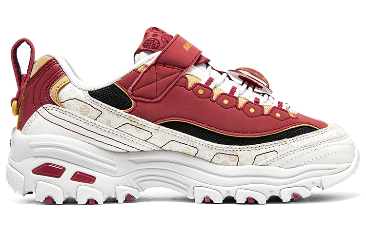 (Youth) Skechers D'lites Sneakers 'Red White' 圖 2