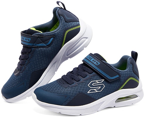 (Youth) Skechers Microspec Max - Ravork Shoes 'Blue' 403820L-NVLM Lookbook (Youth) Skechers Microspec Max - Ravork Shoes 'Blue' 403820L-NVLM