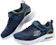 (JR) Skechers Microspec Max - Kasut Ravork 'Biru' 403820L-NVLM