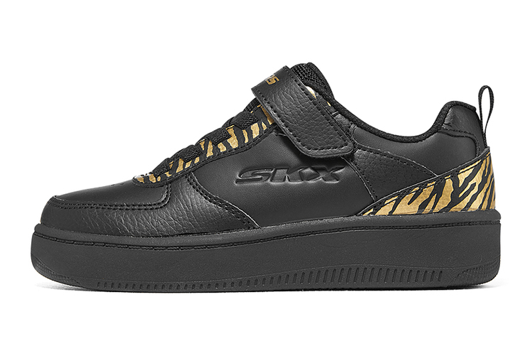 Buy 大童 Skechers 低幫 兒童板鞋 黑金
