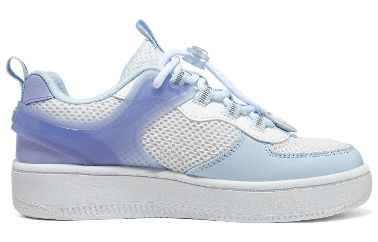 (Youth) Skechers Casual Skateboard Shoes 'White Sky Blue' 圖 2