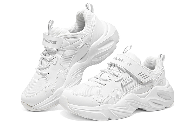 (Youth) Skechers Sportswear Trainers 'White' 圖 4